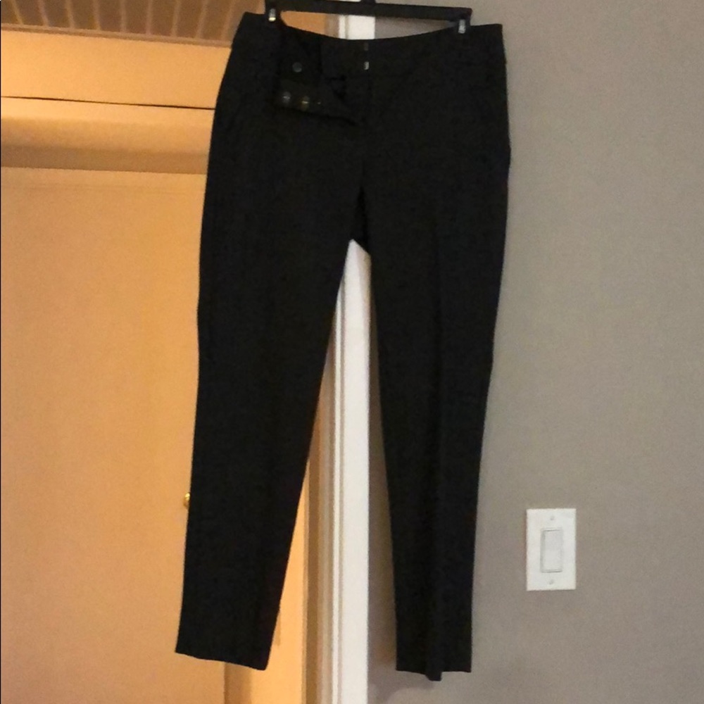 Gray work pants